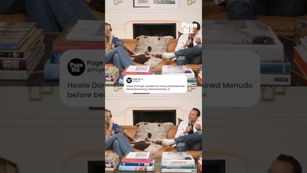 Wait, Backstreet Boys member Howie Dorough was almost in Menudo? 🤯 #shorts