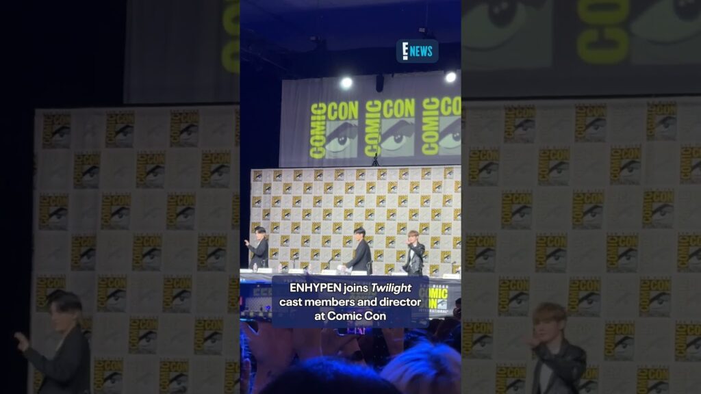 Vampires are entering the panel! 🧛 #ENHYPEN #Twilight #SDCC2026