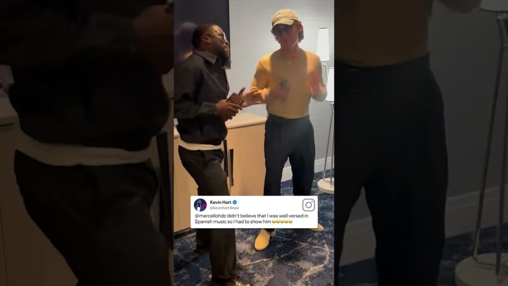 Someone get Kevin Hart and Marcello Hernandez into La Casita STAT! (🎥: Instagram/kevinhart4real)