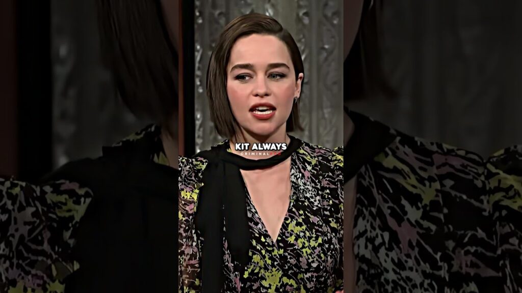 Emilia Clarke Crashes Out On Kit Harington