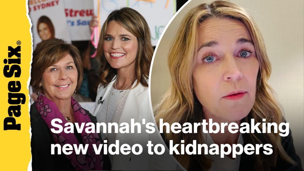 Savannah Guthrie's heartbreaking new video to mom Nancy's kidnappers