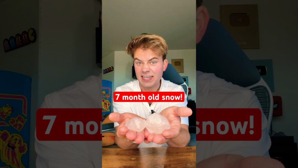 I froze these snowballs 7 months ago to get my brother back!