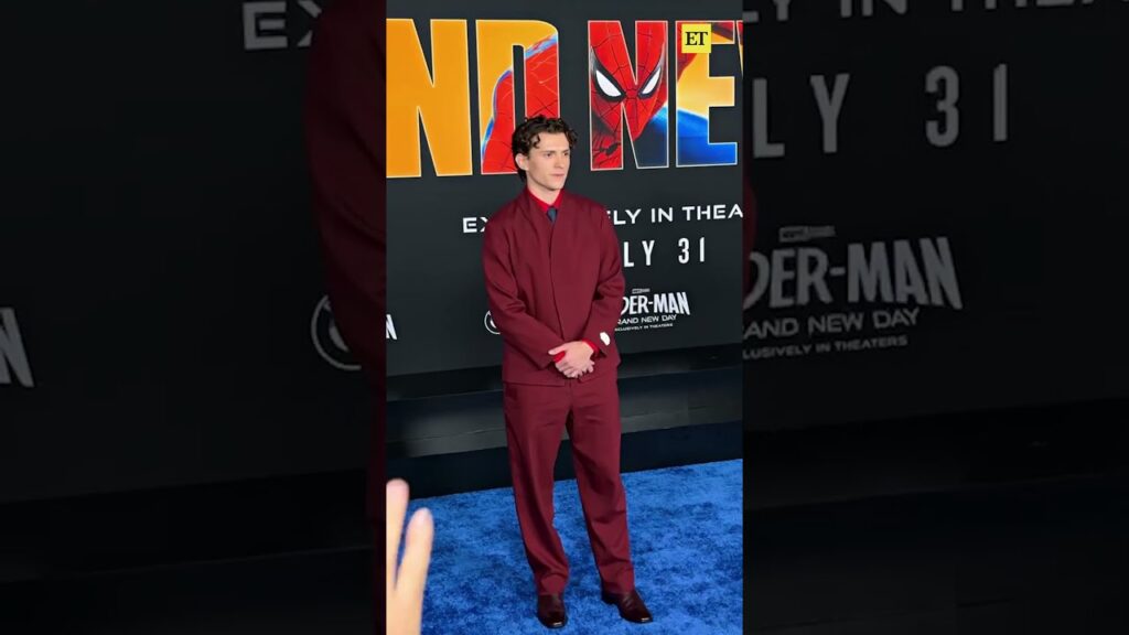 Tom Holland is getting our spidey senses going at the ‘Spider-Man: Brand New Day’ premiere.