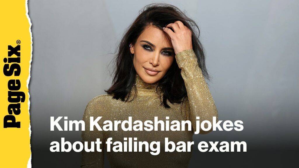 Kim Kardashian jokes about failing bar exam: 'I didn't pass the bar. I raised it'