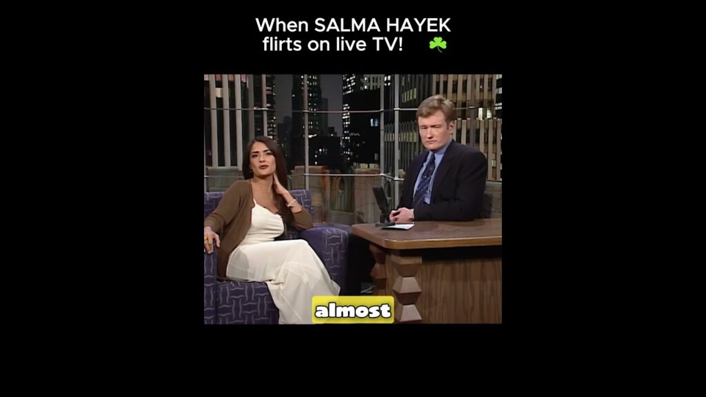 Salma Hayek's Biggest Live TV Slip Up #celebrity #funny #shorts