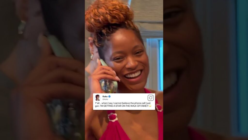 Baby, that’s 2027 Hollywood Walk of Fame honoree Keke Palmer!⭐ (🎥: Instagram/keke)