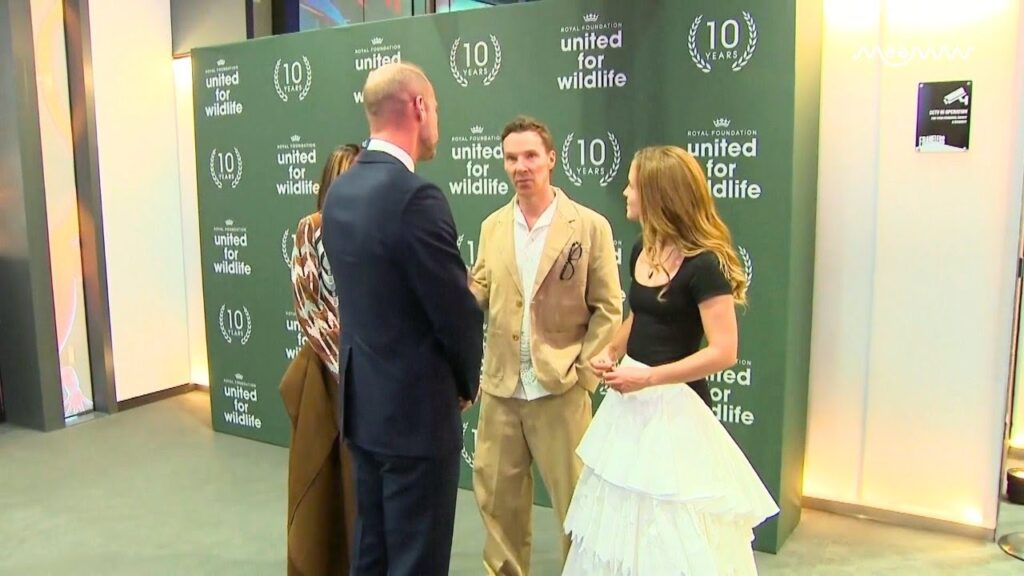 Emma Watson and Benedict Cumberbatch Meet Prince William at United for Wildlife Business Forum