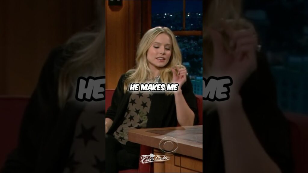 Kristen Bell MEETS Geoff?! 👀😂 #craigferguson #kristenbell #fyp #shorts #comedy #funny