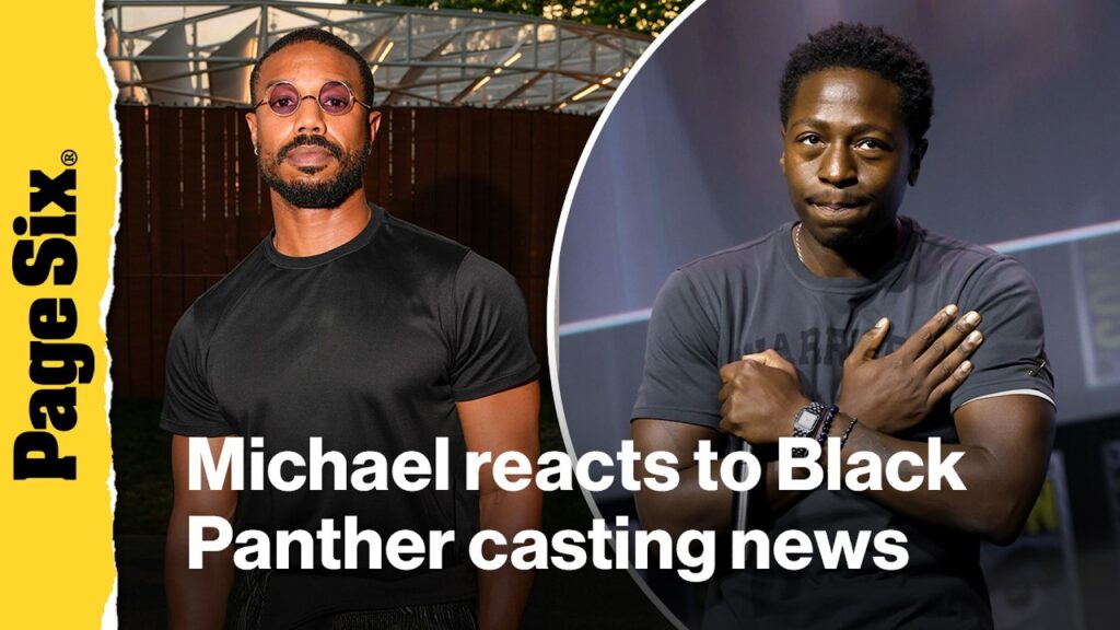 Michael B. Jordan reacts to David Jonsson's Black Panther casting
