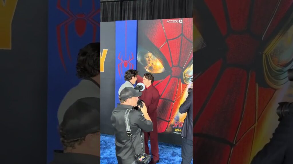 Tom Holland & Jon Bernthal Reunite At Spider-Man: Brand New Day Premiere