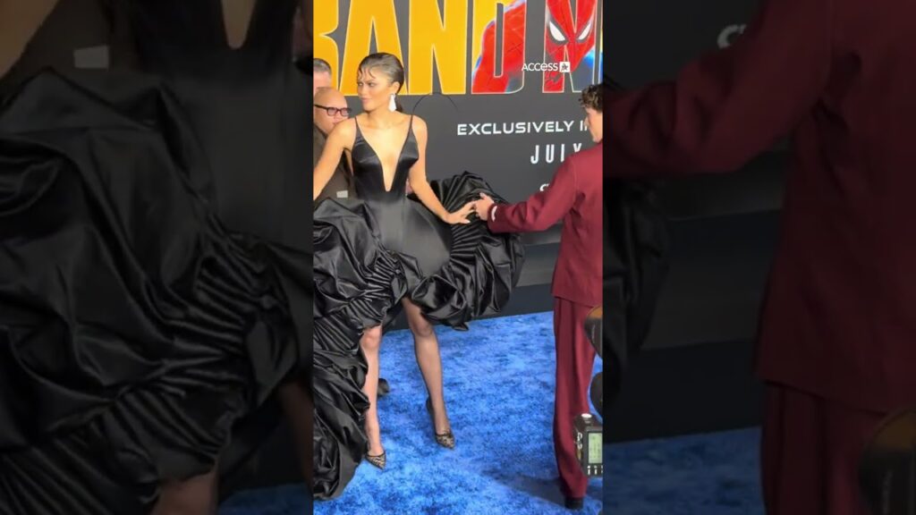 Zendaya & Tom Holland Show Each Other Love At LA Premiere