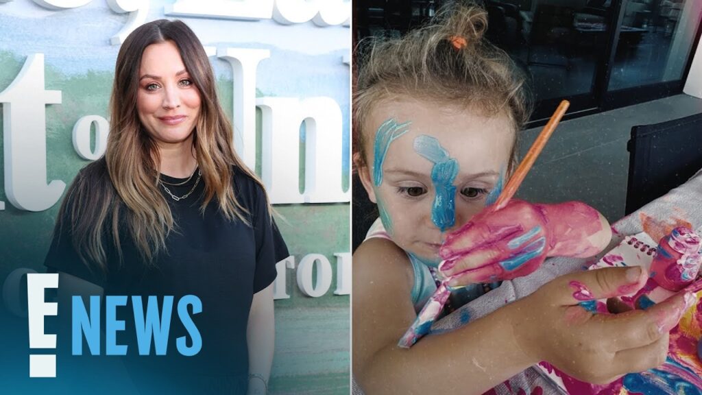 Kaley Cuoco Shares Sweet Glimpse at Daughter Matilda’s Painting Skills | E! News