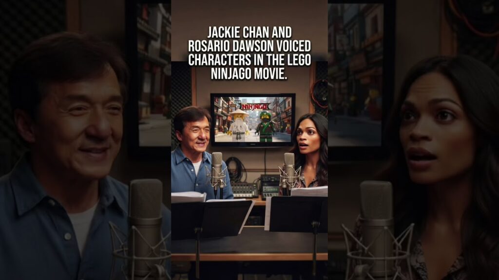 Jackie Chan & Rosario Dawson: The Lego Ninjago Voice Mentors!