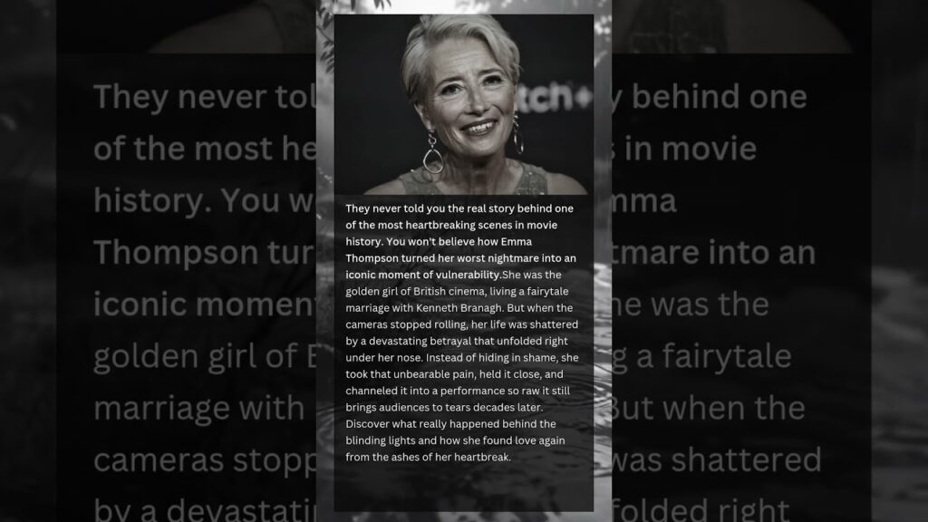 The Hidden Heartbreak Behind Her Oscar-Winning Tears #EmmaThompson