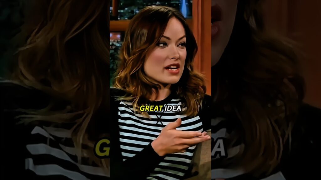 Olivia Wilde Classier Tattoo 🥰😍#olivia #funny #talkshow #shorts