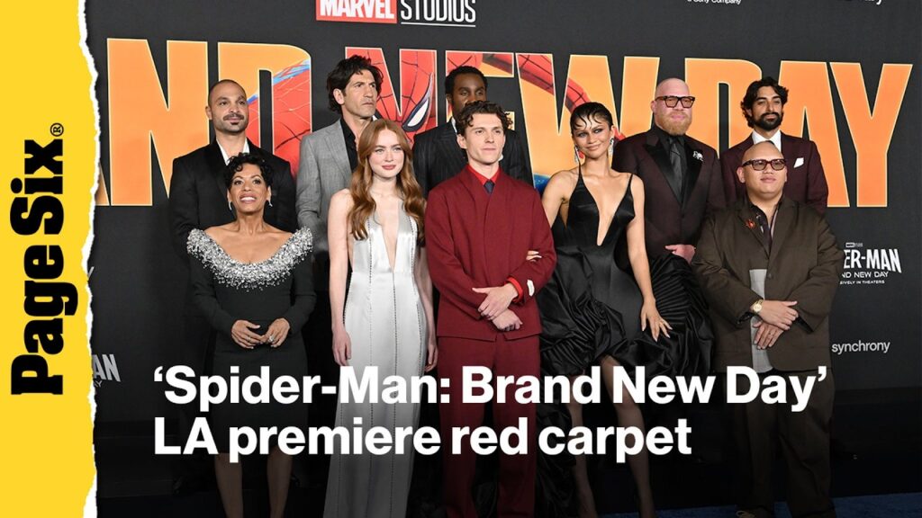 'Spider-Man: Brand New Day' LA premiere: Tom Holland, Zendaya, and more