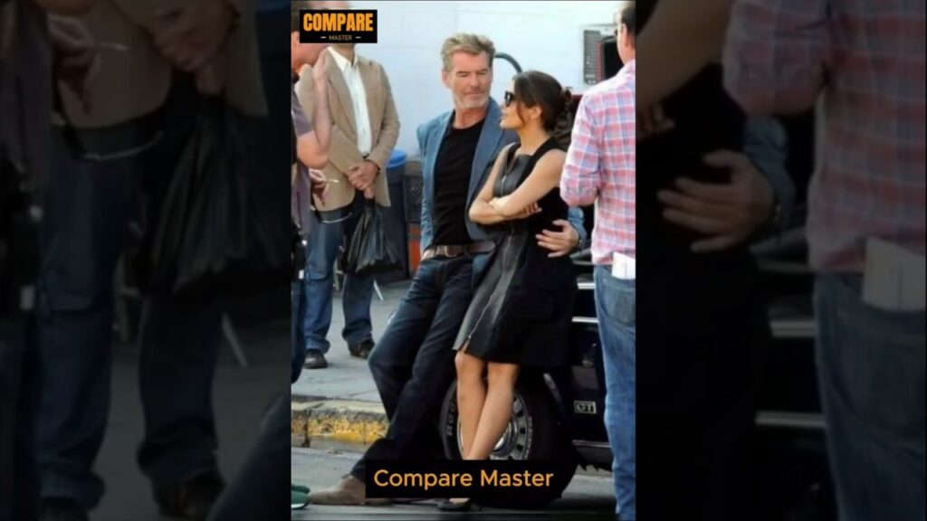 Pierce Brosnan & Salma Hayek's Rare Reunion Left Fans Speechless! ❤️ #shorts