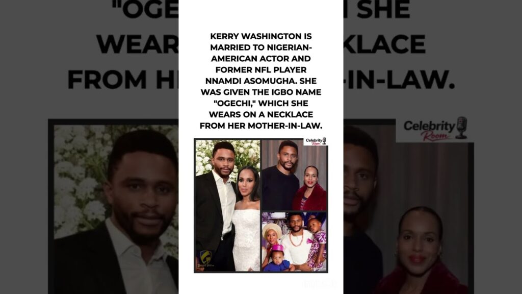 Kerry Washington’s Igbo Name ❤️ #short Kerry Washington's Igbo Name ❤️ #short