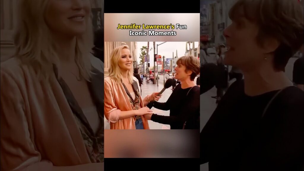 Jennifer Lawrence’s Fun Iconic Moments.#fyp #jenniferlawrence #usa #funnyvideo #celebrity #laugh