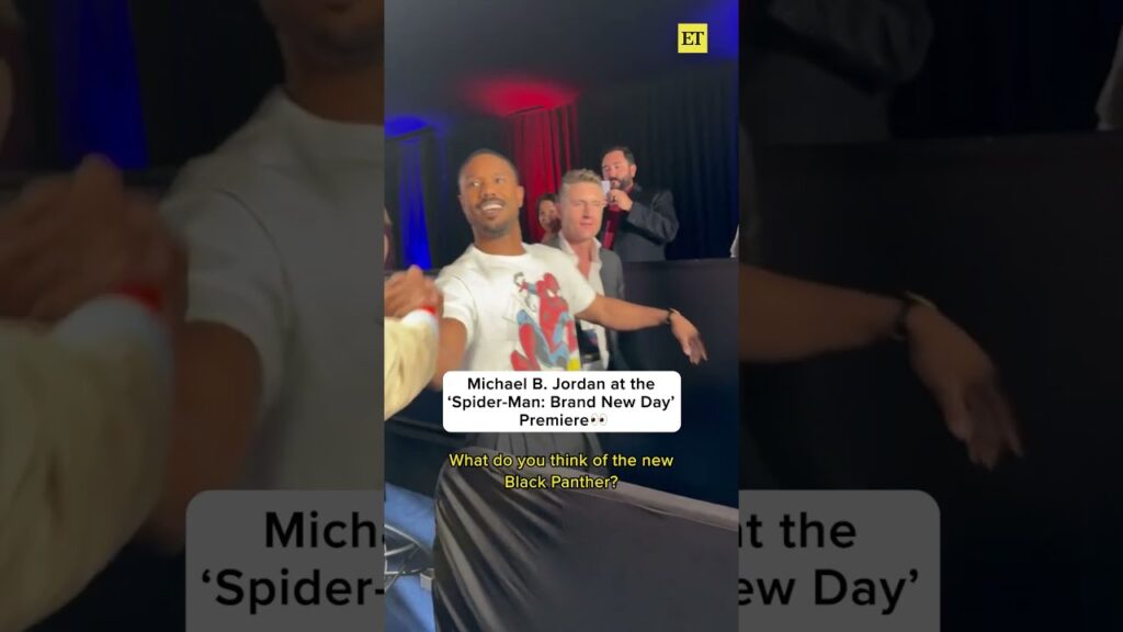 Michael B. Jordan Makes a Surprise Appearance at the ‘Spider-Man: Brand New Day’ Premiere