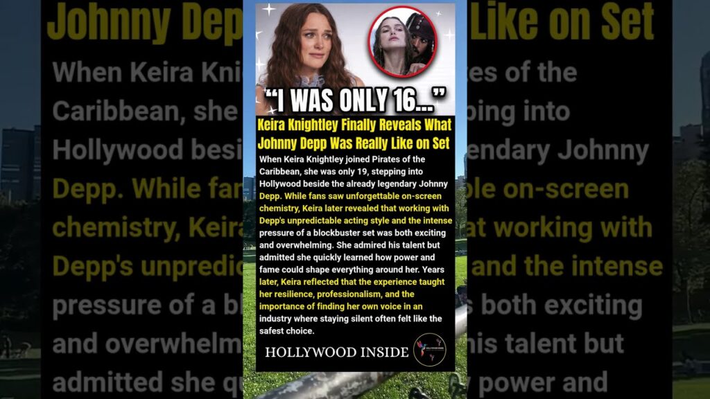 Keira Knightley Finally Reveals What Johnny Depp Was Really Like on Set #shorts