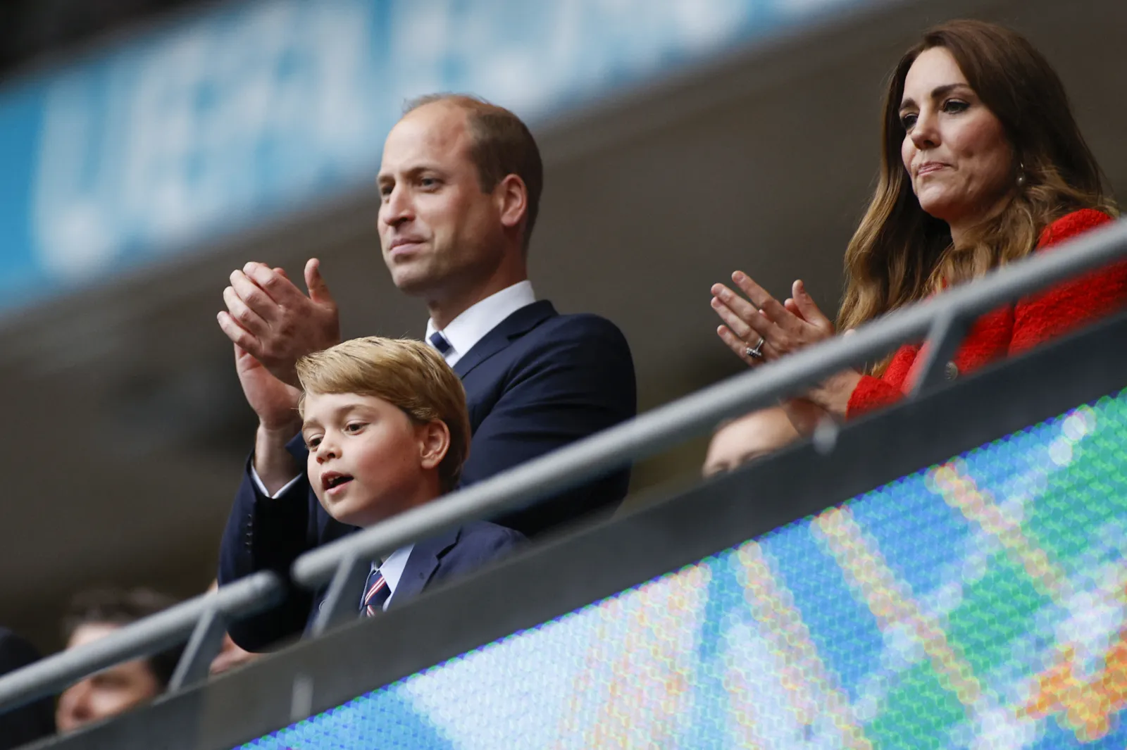 Prince George Watches England