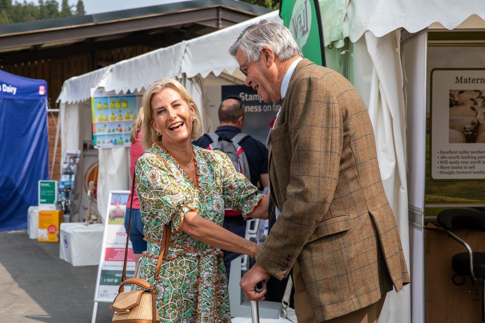 sophie, duchess of edinburgh, visits the royal welsh show at the royal welsh showground in llanelwedd, near builth wells. the duchess, patron of the association of show and agricultural organisations (asao), meets exhibitors in the horticulture village and horticulture marquee, toured the showground, met exhibitors, young farmers and volunteers and learned about welsh agriculture and rural communities. llanelwedd, united kingdom. 21 july, 2026. joann randles/hive insider