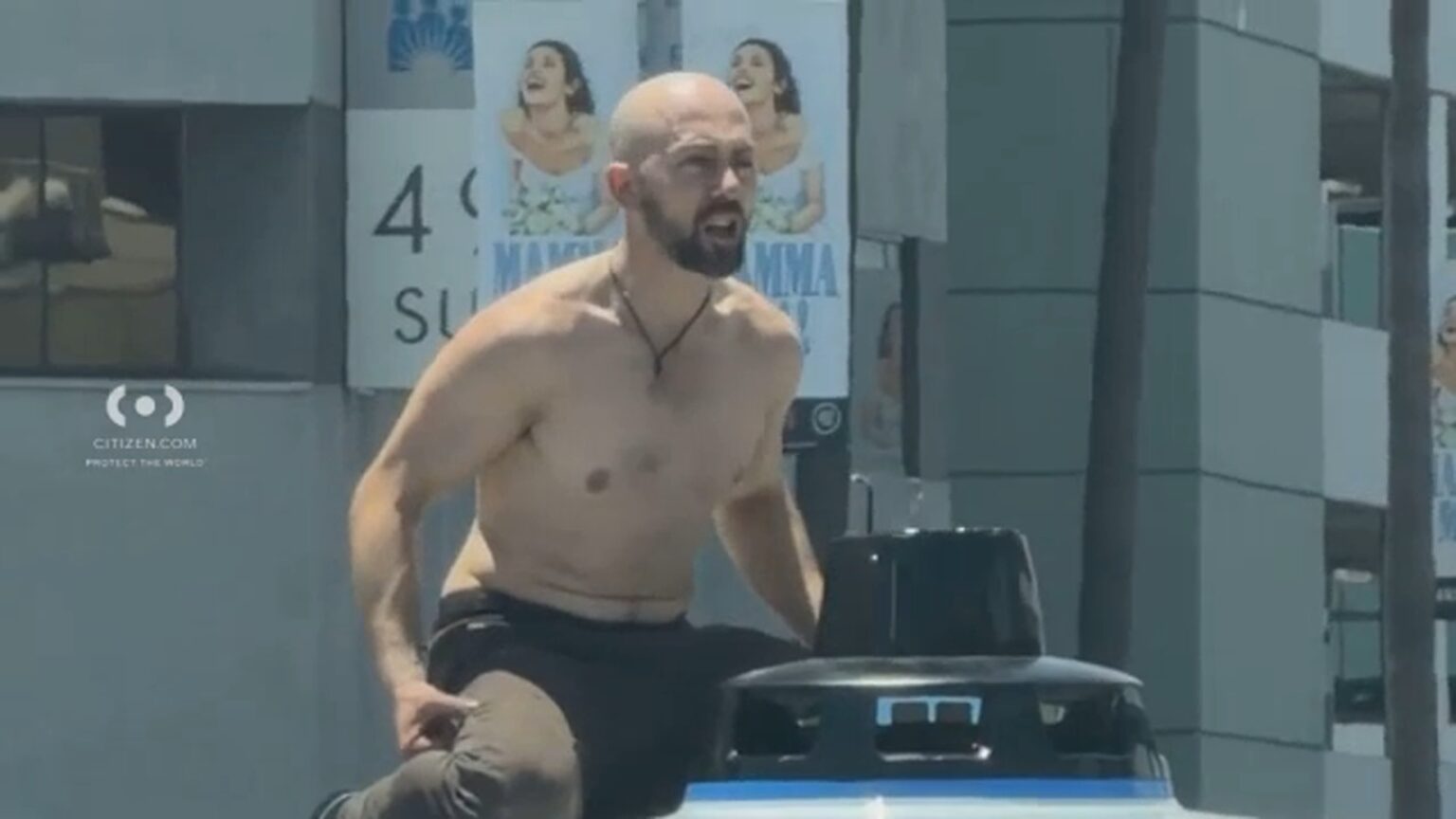 Shirtless man destroys Waymo in busy East Hollywood intersection, video shows; LAPD arrests him for vandalism Shirtless man destroys Waymo in busy East Hollywood intersection, video shows; LAPD arrests him for vandalism