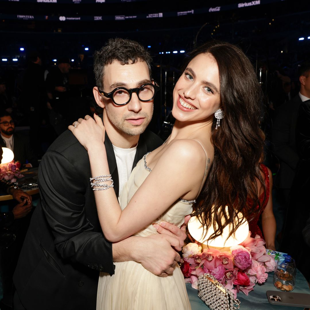 Jack Antonoff and Margaret Qualley at The 67th Annual Grammy Awards
