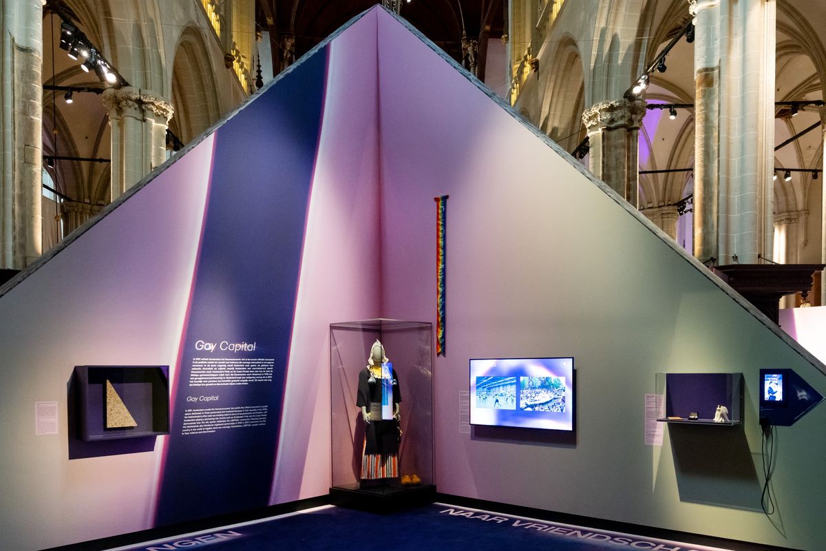 The exhibition offers an overview of the history of the Amsterdam LGBTQIA+ community and takes place on the occasion of WorldPride Amsterdam 2026.