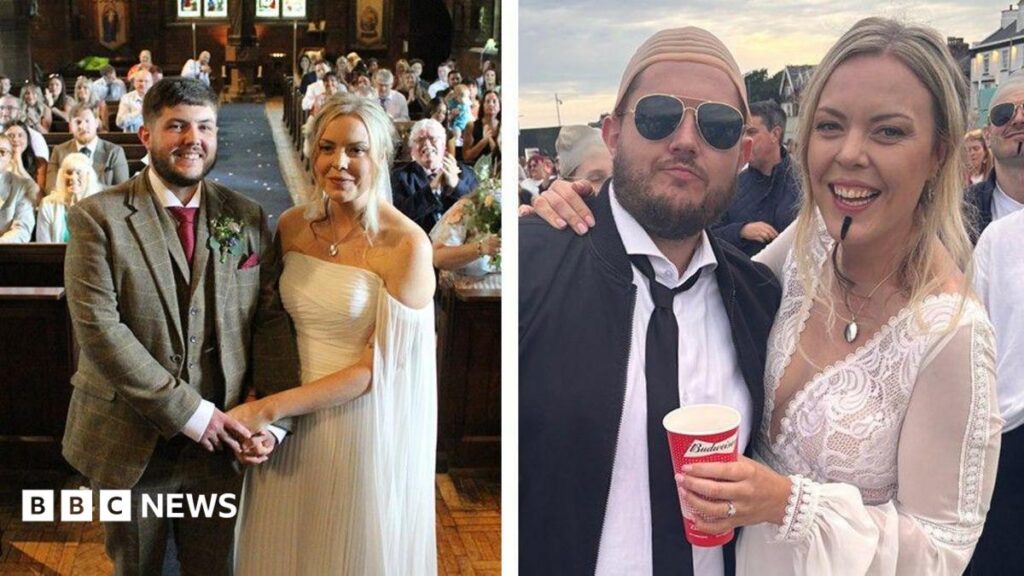Newlyweds from St Helens celebrate with thousands of Pitbull fans Swingers
