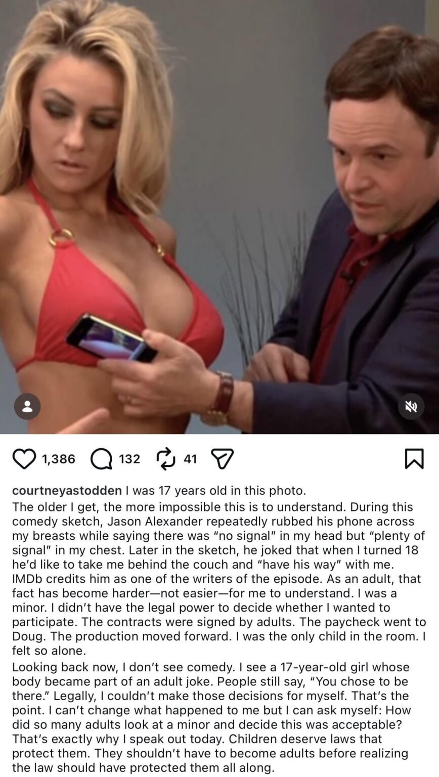 Courtney Stodden calls out Jason Alexander