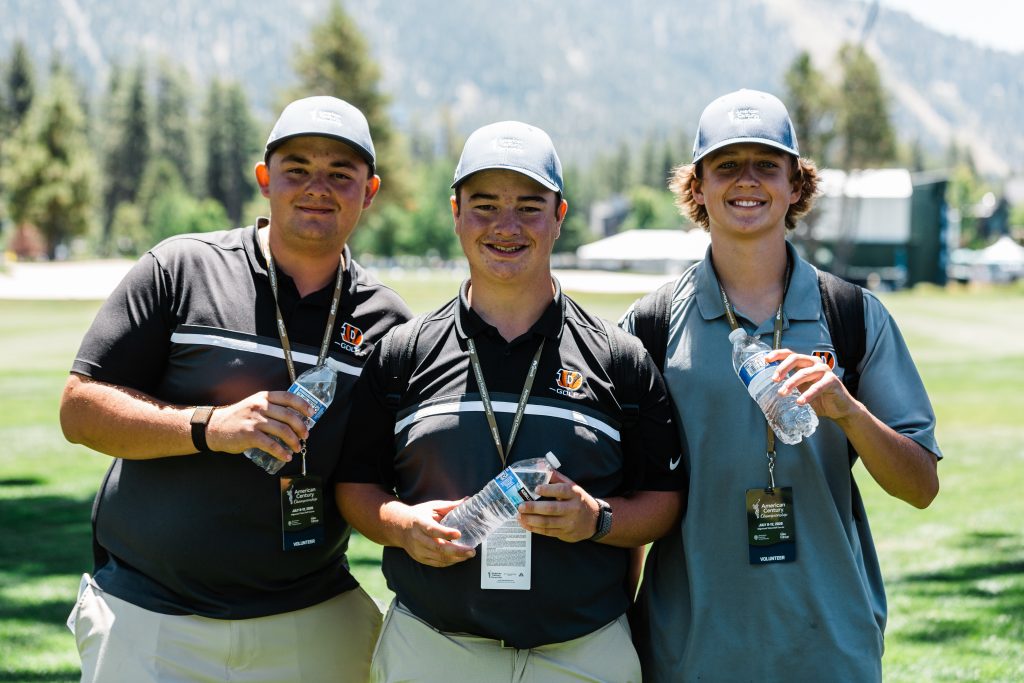 Douglas High School golf players volunteer at celebrity golf tournament