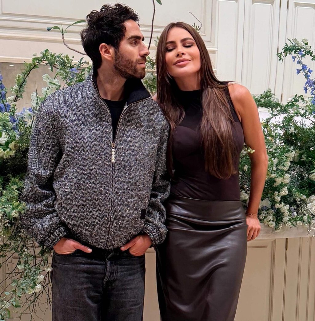 Sofía Vergara and Douglas Chabbott in February. Photo: @sofiavergara/Instagram