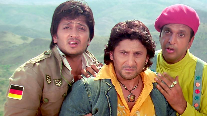 Riteish Deshmukh, Arshad Warsi and Jaaved Jaaferi in Dhamaal