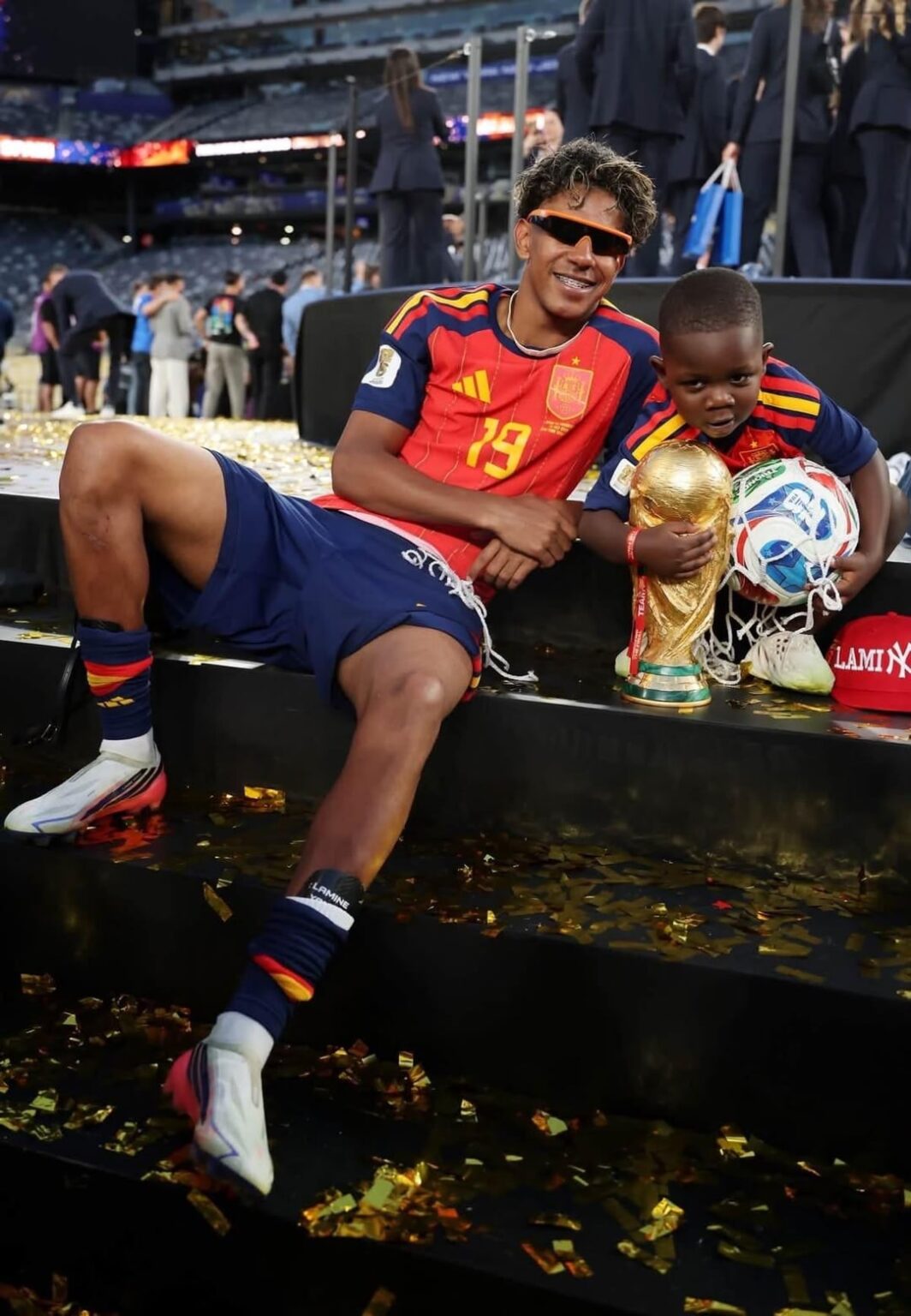 Lamine Yamal shares a World Cup memory with his little brother Keyne