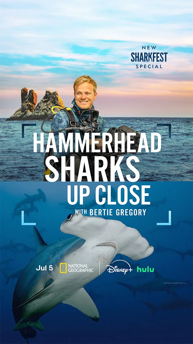 <p><em>Hammerhead Sharks Up Close With Bertie Gregory </em>(National Geographic) - July 5</p>