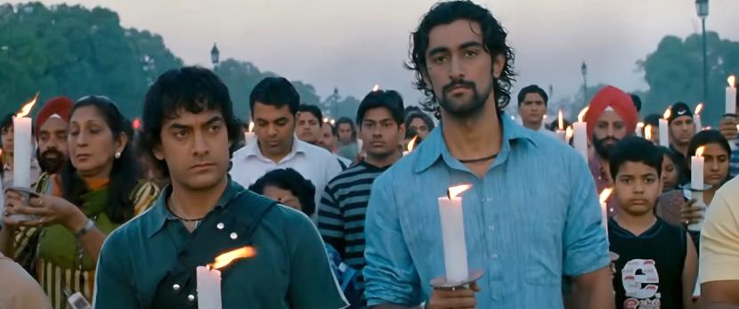 A scene from Rang De Basanti