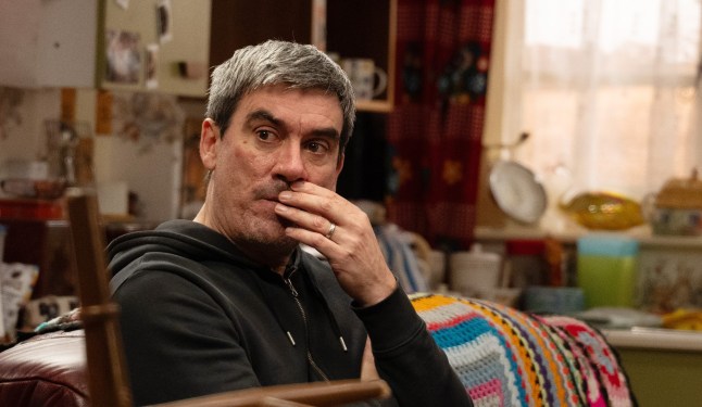 Cain talks to Liam in Emmerdale