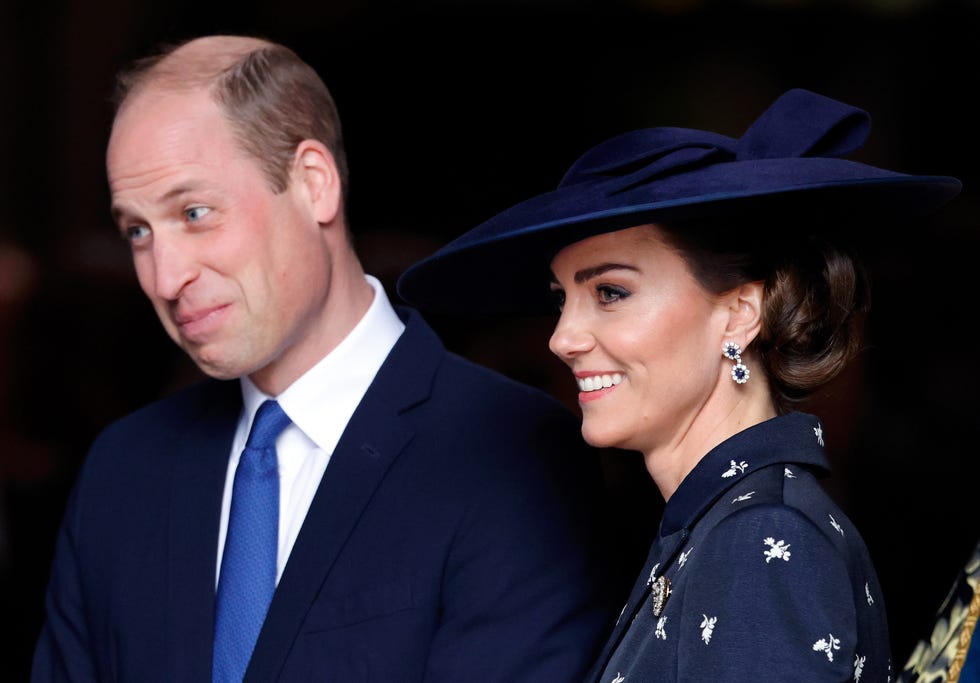 london, united kingdom march 13: (embargoed for publication in uk newspapers until 24 hours after create date and time) prince william, prince of wales and catherine, princess of wales attend the 2023 commonwealth day service at westminster abbey on march 13, 2023 in london, england. the commonwealth represents a global network of 56 countries, having been joined by gabon and togo in 2022, with a combined population of 2.5 billion people, of which over 60 percent are under 30 years old. (photo by max mumby/indigo/getty images)