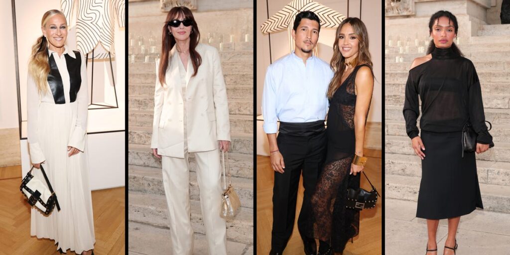 Every Celebrity Who Attended the Fendi Couture Fall/Winter 2026-2027 Show in Rome
