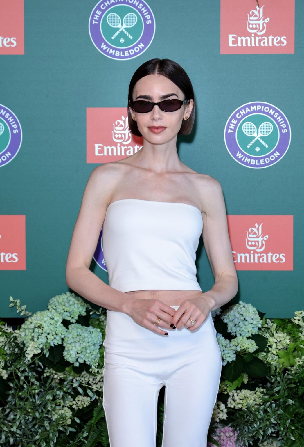 Lily Collins | Day 14 of the 2026 Wimbledon Tennis Championships 12th July 2026