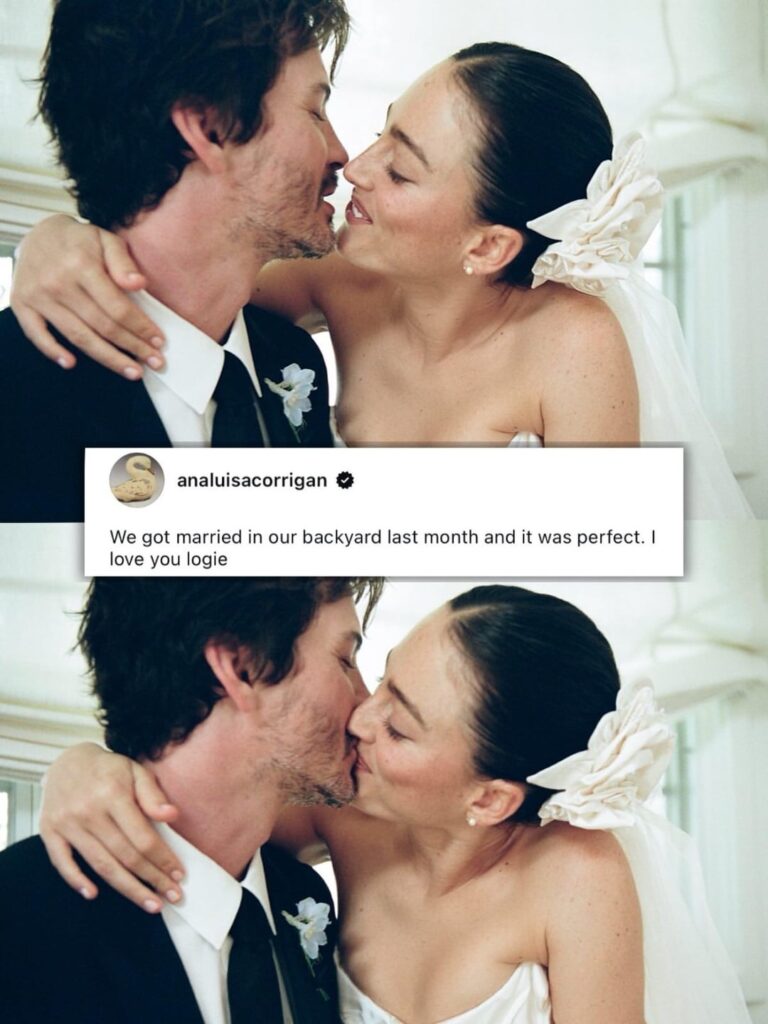 ‘Percy Jackson’ star Logan Lerman and ceramic artist & designer Analuisa “Ana” Corrigan are officially married!