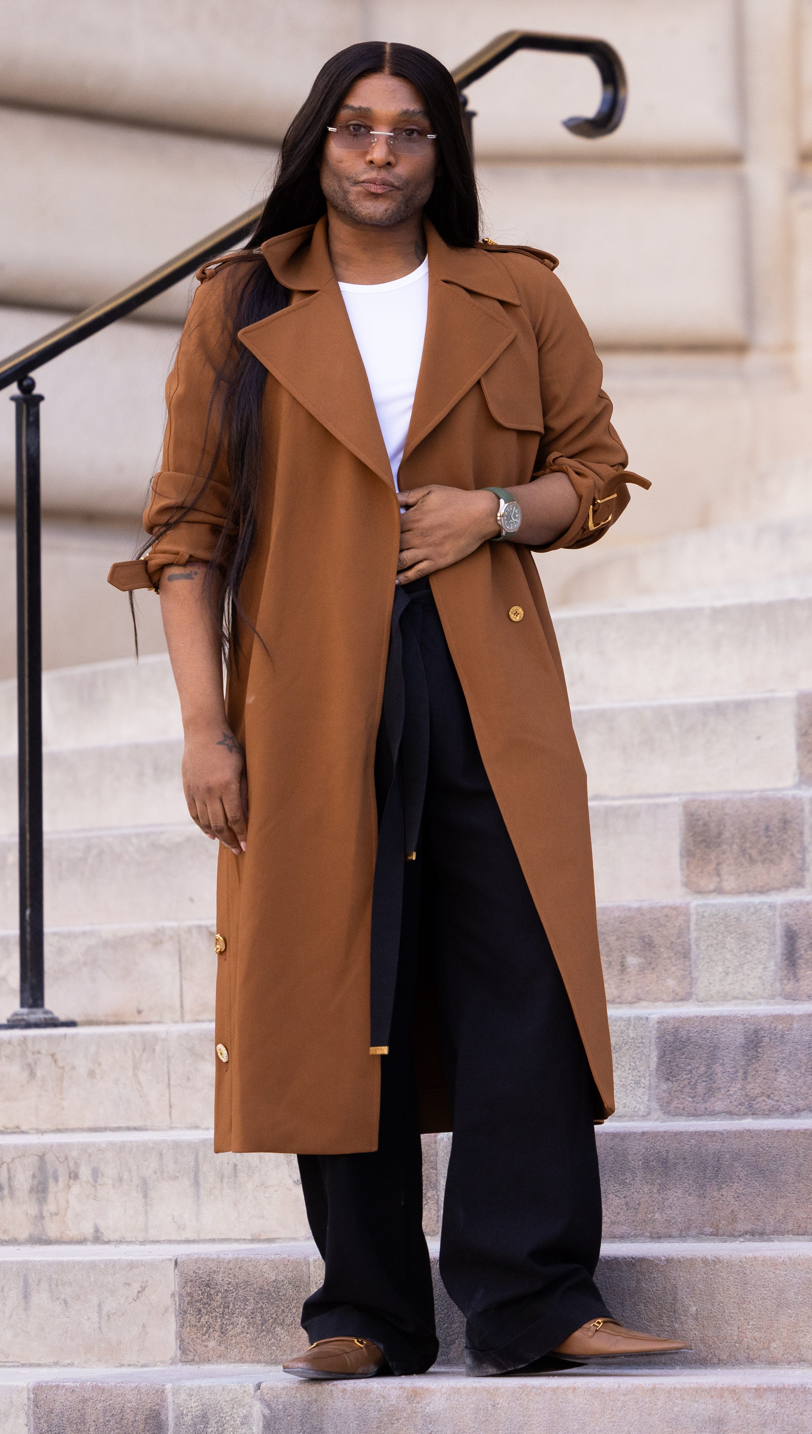 Schiaparelli - Outside Arrivals - Paris Fashion Week - Haute Couture Fall/Winter 2026/2027