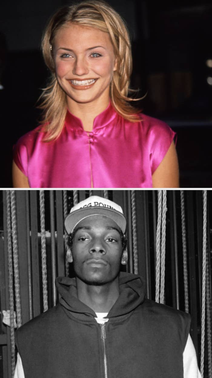 Cameron Diaz and Snoop Dog in the early '90s