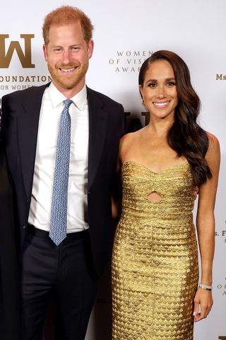 Doria Ragland, Prince Harry, Duke of Sussex and Meghan, The Duchess of Sussex attend the Ms. Foundation Women of Vision Awards on May 16, 2023 in New York City.Credit: Kevin Mazur/Getty