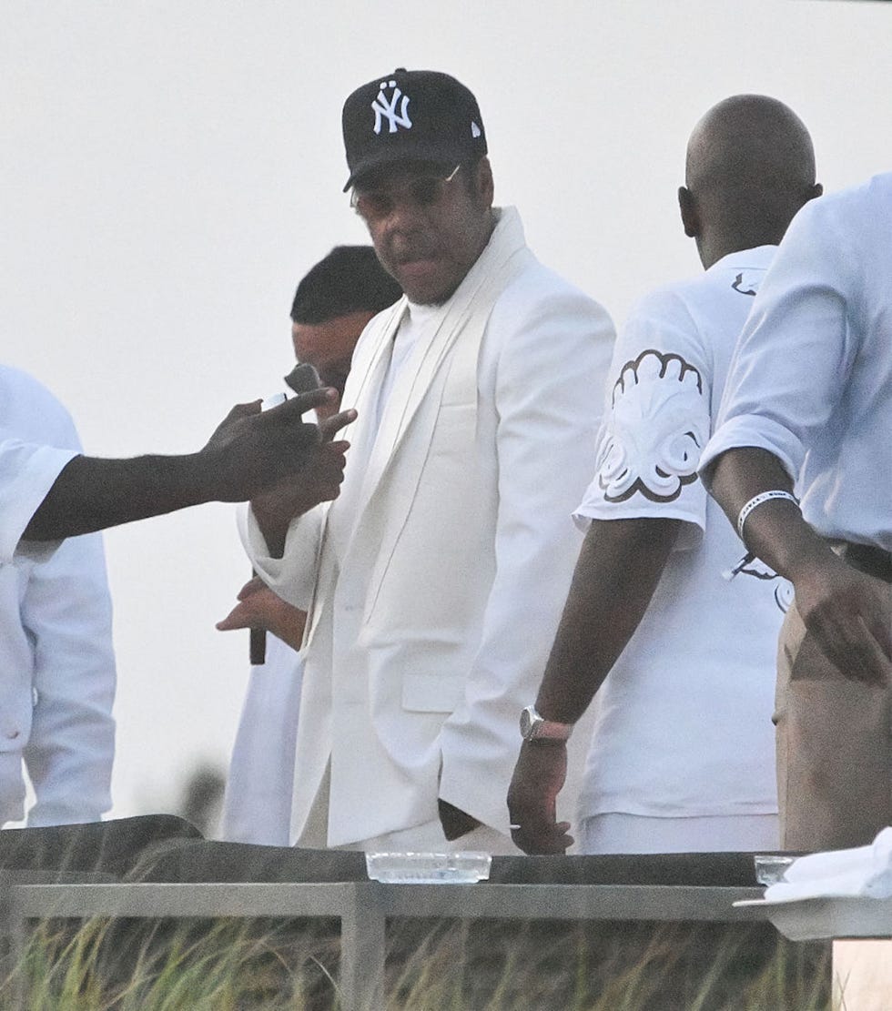 Celebrity Sightings In The Hamptons - July 01, 2026 bridgehampton, new york july 1 jay z at michael rubin's all white party on july 1, 2026 in bridgehampton, new york photo by adrian edwardsgc images