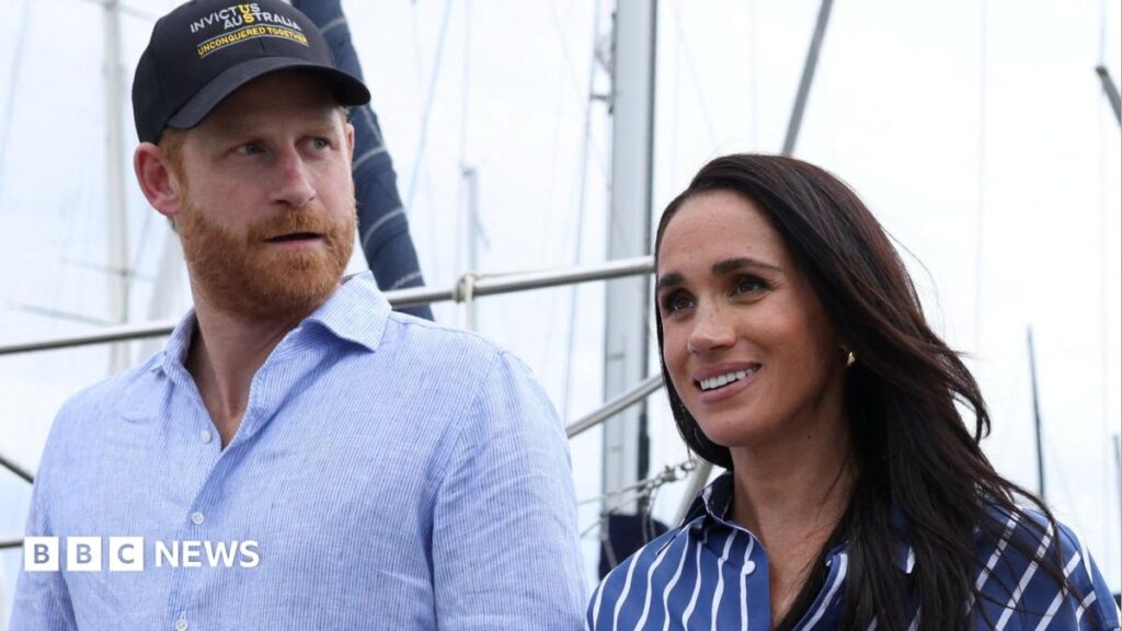 Prince Harry and Meghan: Will they or won’t they, and will we care? Prince Harry and Meghan, head and shoulders, on a picture from Australia in April 2026