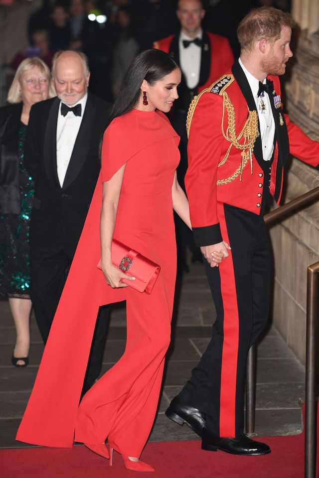 Meghan Duchess of Sussex and Prince Harry at the Mountbatten Festival of Music on March 7, 2020 in London, UK.Credit: Tim Rooke/Shutterstock
