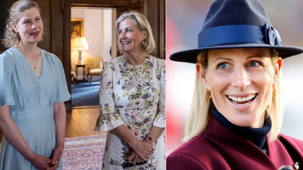 Lady Louise and Duchess Sophie’s bombshell blonde bobs are straight out of Zara Tindall’s style playbook Lady Louise and Duchess Sophie's bombshell blonde bobs are straight out of Zara Tindall's style playbook